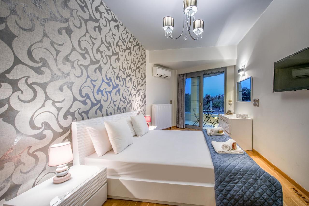 Astarte Villas - Istar Villa With Tennis Court Makhairádhon Екстериор снимка