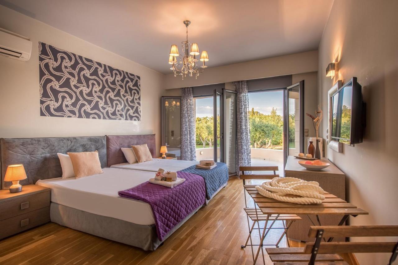 Astarte Villas - Istar Villa With Tennis Court Makhairádhon Екстериор снимка