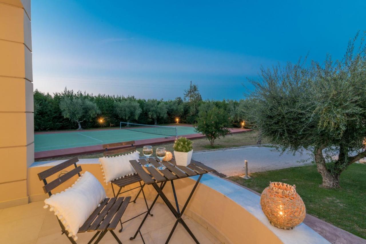 Astarte Villas - Istar Villa With Tennis Court Makhairádhon Екстериор снимка