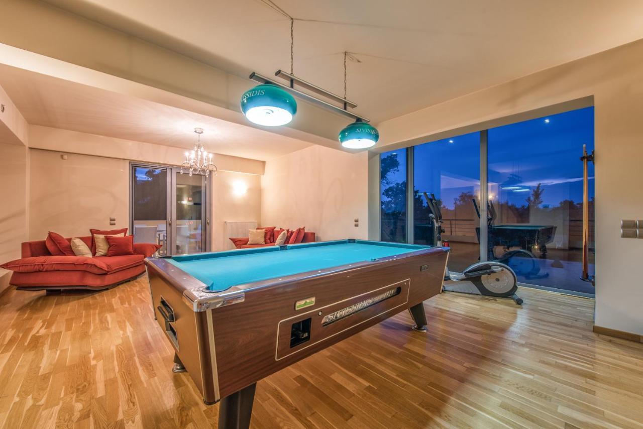 Astarte Villas - Istar Villa With Tennis Court Makhairádhon Екстериор снимка