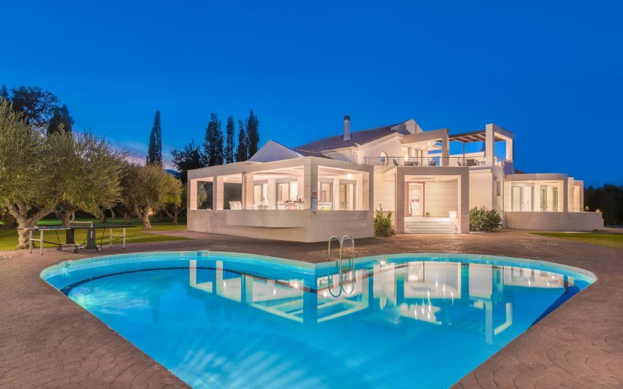 Astarte Villas - Istar Villa With Tennis Court Makhairádhon Екстериор снимка